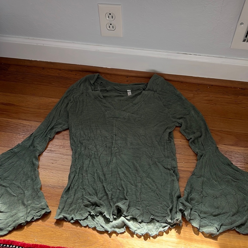 Free People Bell Sleeve top